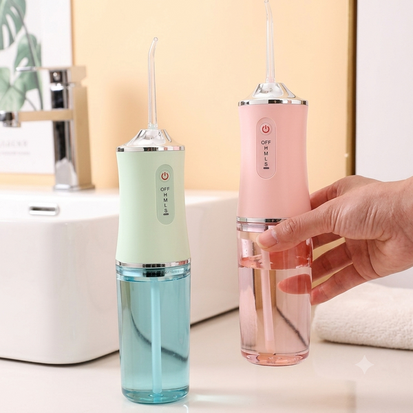 3 Modes Oral Irrigator USB Rechargeable Water Floss Portable Dental Water Flosser Jet 240ml Irrigator Dental Teeth Cleaner