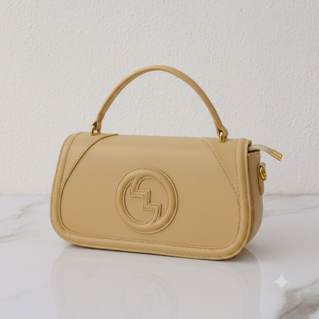Textured Top-Handle Shoulder Bag