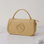 Textured Top-Handle Shoulder Bag