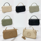 Textured Top-Handle Shoulder Bag