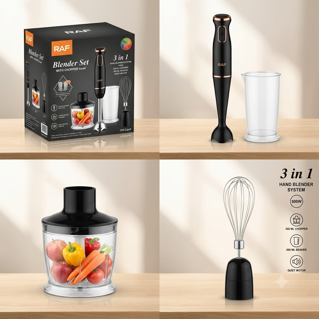 Raf - 4-in-1 Blender Set