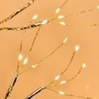 LED Bedroom Tree Shape String Copper Wire Lamp