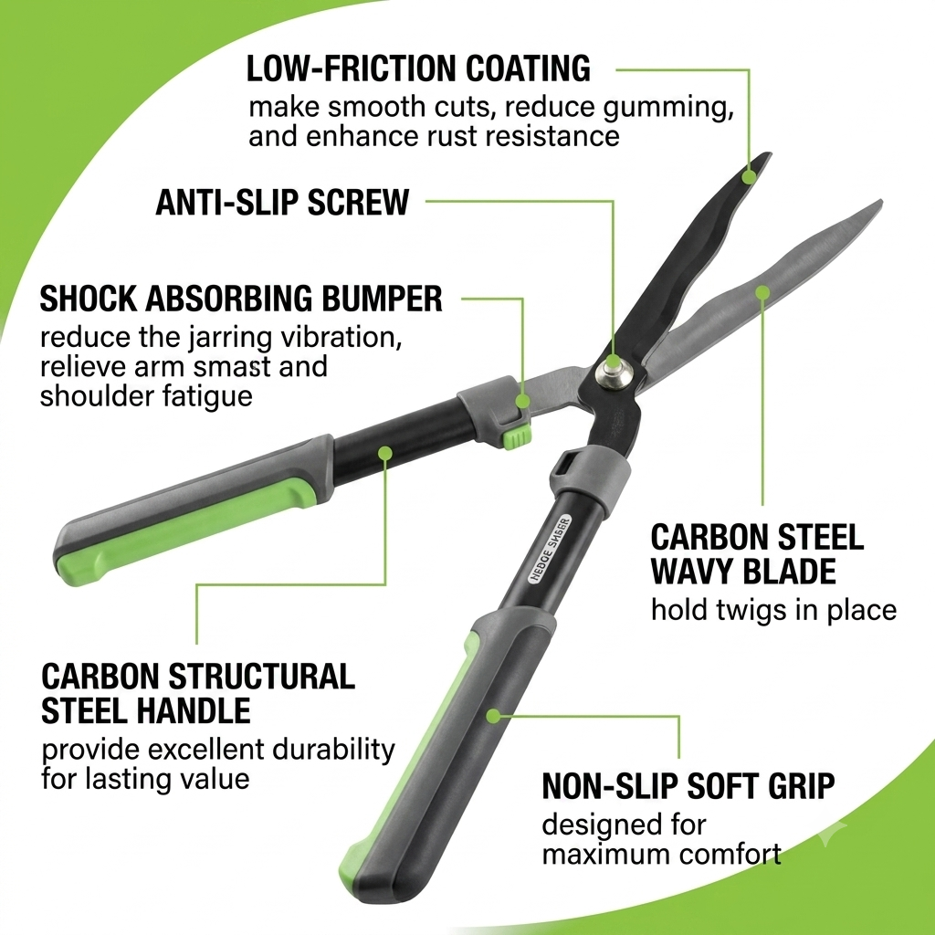 Manual Garden Hedge Shears