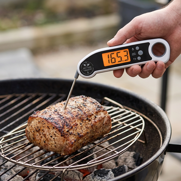 Kitchen Waterproof Folding Electronic Oven Thermometer