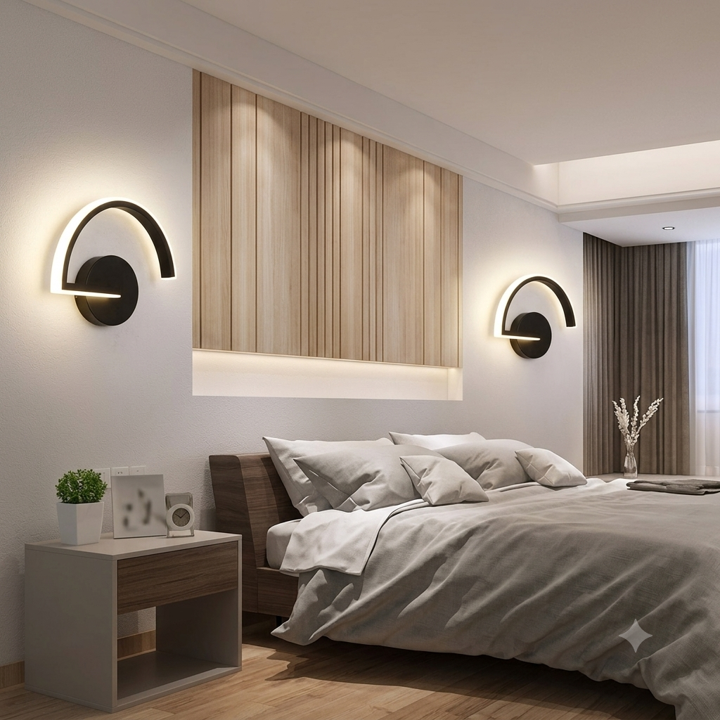 Nordic Family Living Room Sofa Background Wall Lamp